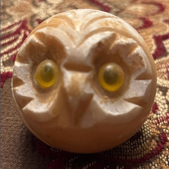 Carved Stone Owl Figurines - Picture 8 of 9